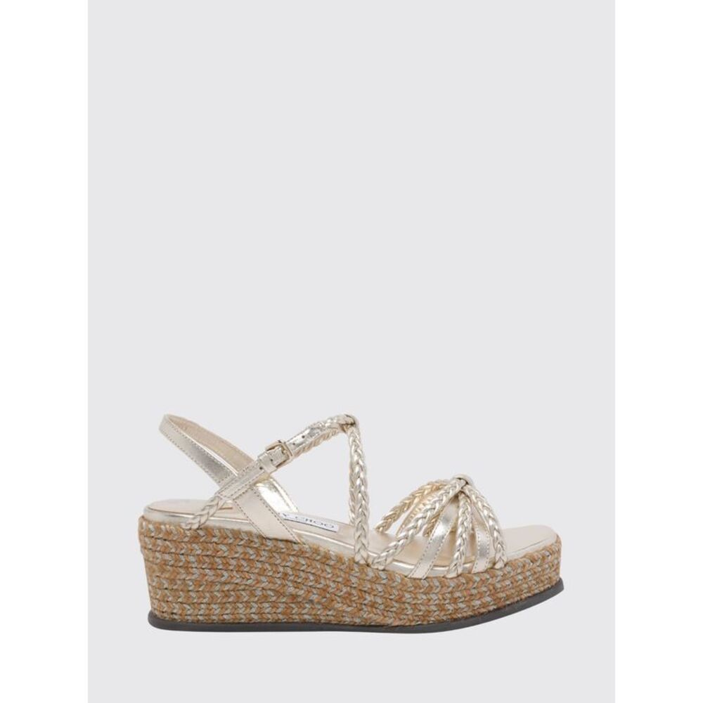 Jimmy Choo Wedge Shoes Woman Gold